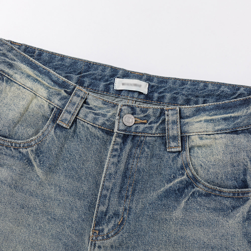 American Designer Casualr Washed Jeans voor Heren/ Jongens