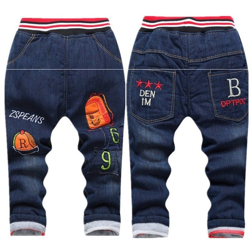 Winter Thick Jeans voor Peuters/ Kinderen