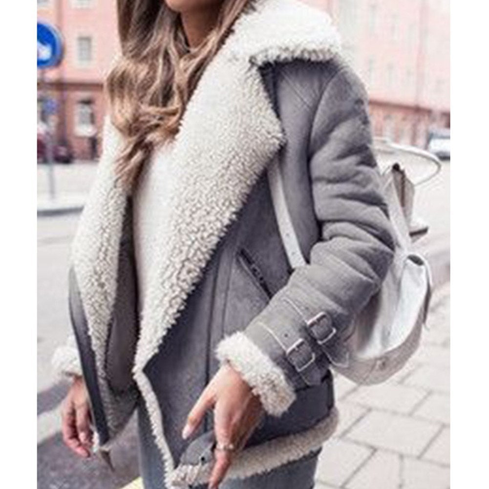 Trendy Oversized Winterjas met Reverskraag van Dons in Europese en Amerikaanse Stijl voor Dames & Plus-size