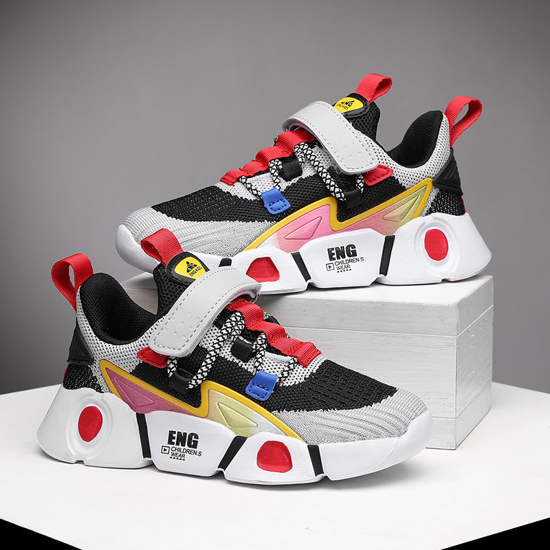 Casual Sportschoenen voor Kinderen van Mesh en PU-Leer