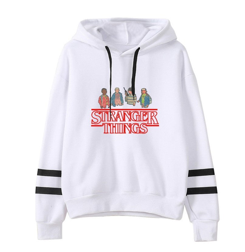 Stranger Things gestreepte hoodies