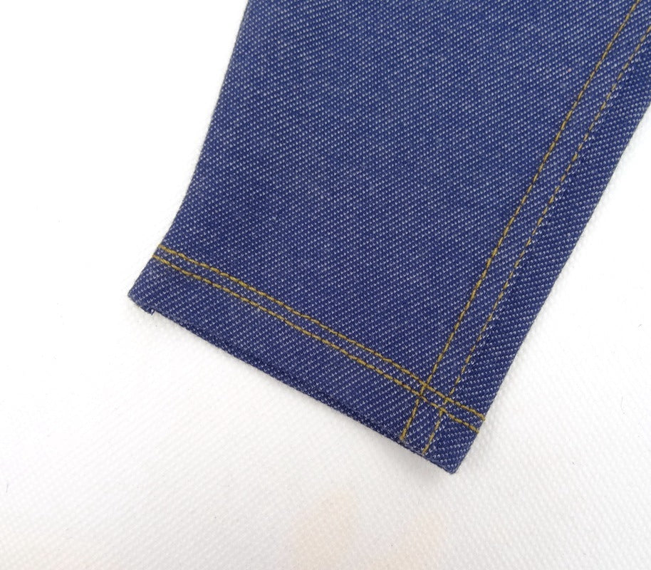 Casual Tweedelige Set Meisjestop met Korte Mouwen en Bloemenprint & Jeans voor Baby's/ Peuters