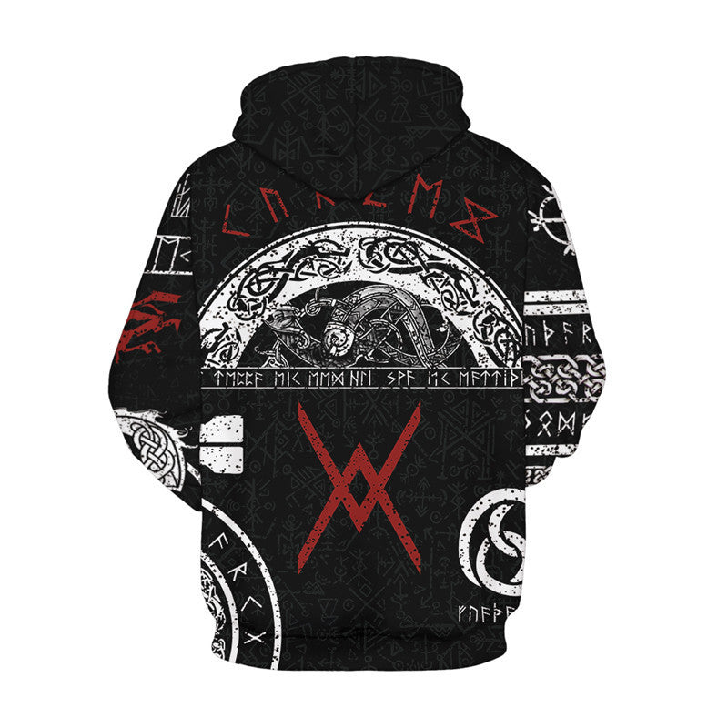 Hoodie met slangenprint