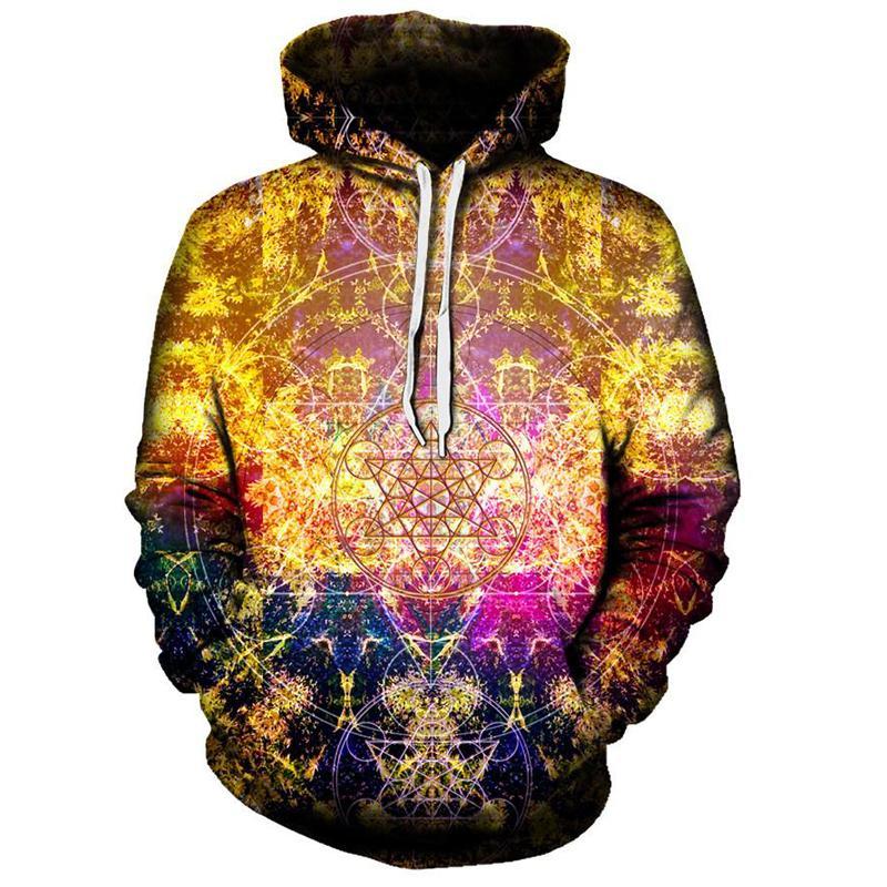 Psychedelische Pineal Metatron Hoodies