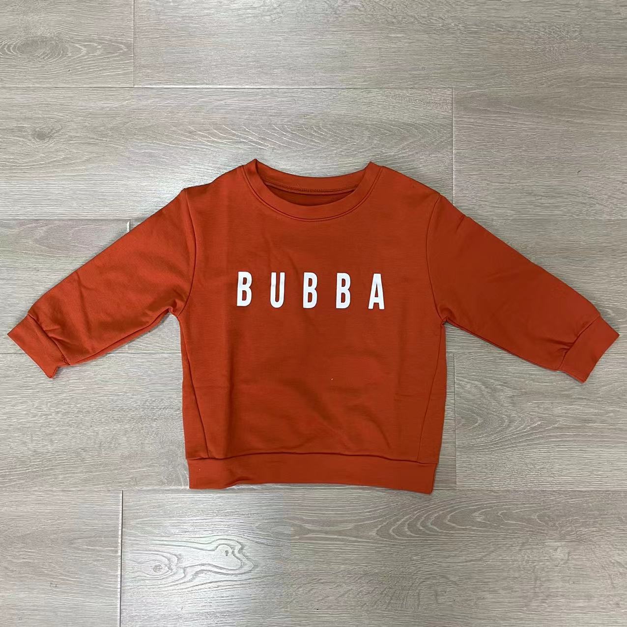 Casual Sweatshirt met Letter Print voor Kinderen in Europese en Amerikaanse Stijl