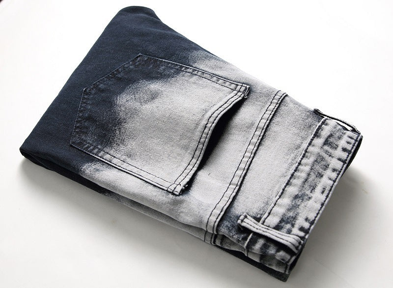 Streetdesigner Ontwerp Twee Kleuren Jeans voor Heren & Jongens