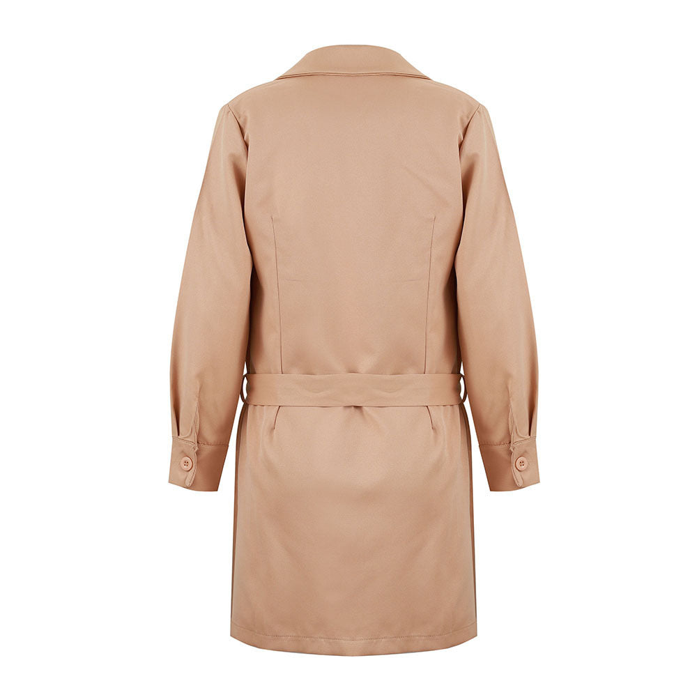 Slim-Fit Wikkel Blazer met Bandjes voor Dames