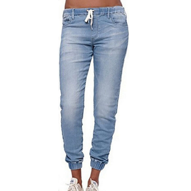Ripped Lantern Jeans / Short met Trekkoord voor Dames / Plus Size & Meisjes