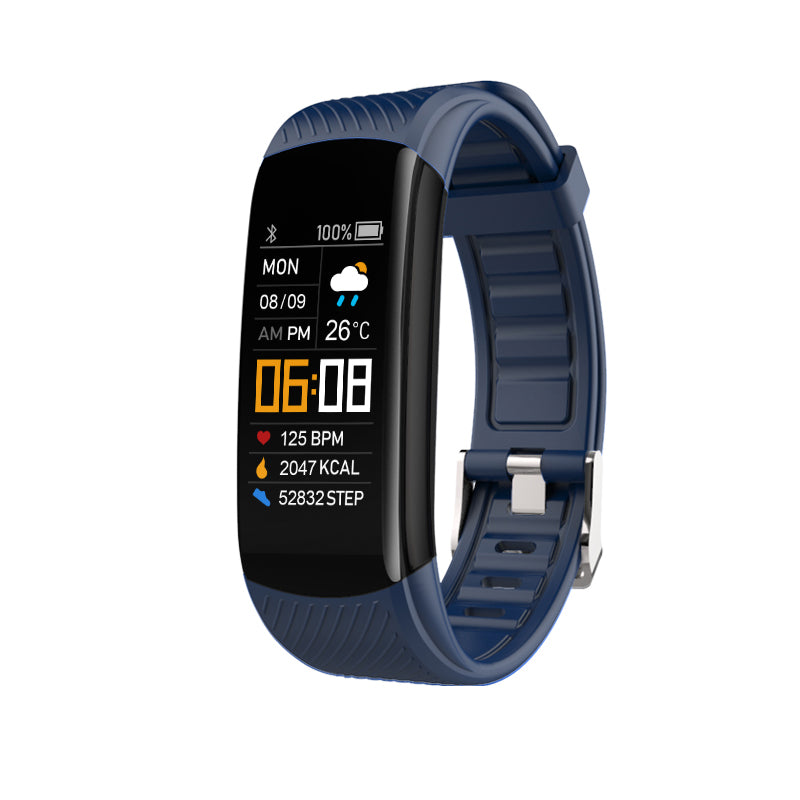 Stijlvolle Sportieve C5S Smartwatch met Stappenteller en Gezondheidsmonitoring voor Heren