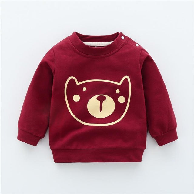 Casual Sweatshirt met Print voor Kinderen