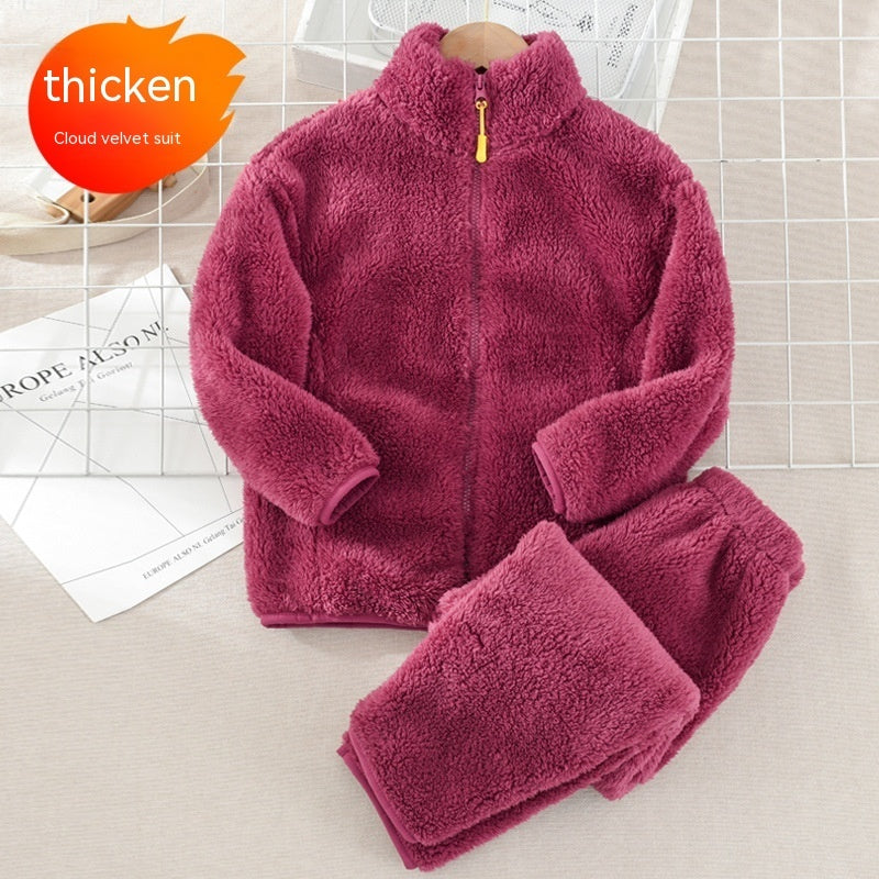 Flanellen Winter Huispak 2delig voor Kinderen