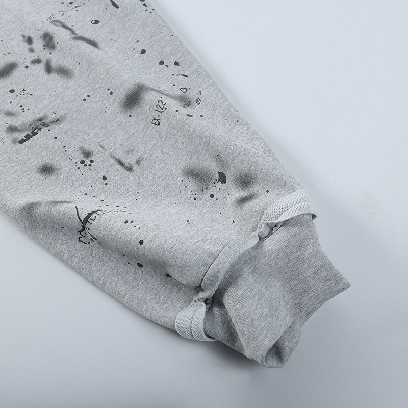 Gebreide vlinderprint  hoodie