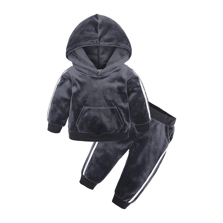 Tweedelig Winter Set Hoodie & Broek voor Kinderen