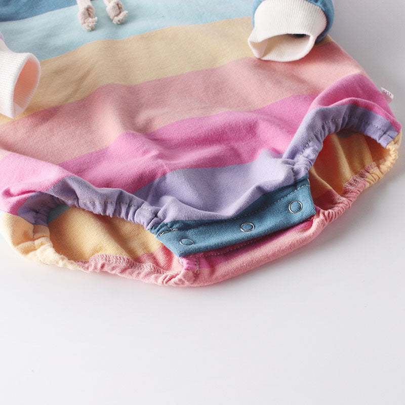 Romper met Hoodie en Lange Mouwen voor Baby's