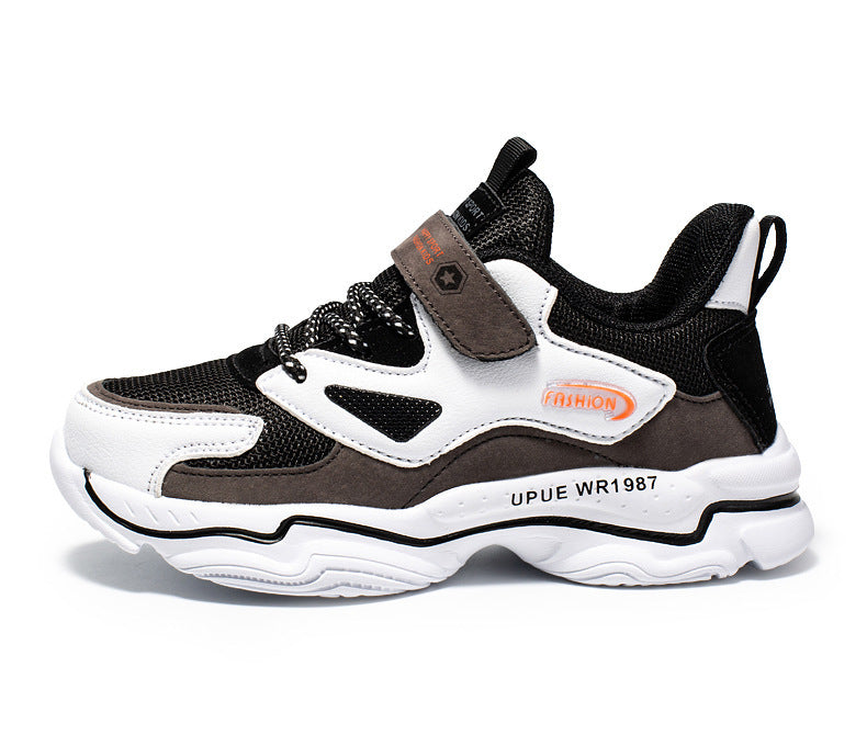 Trendy Casual Lichtgewicht Ademend Antislip Sport Sneakers met Klittenband voor Teenager