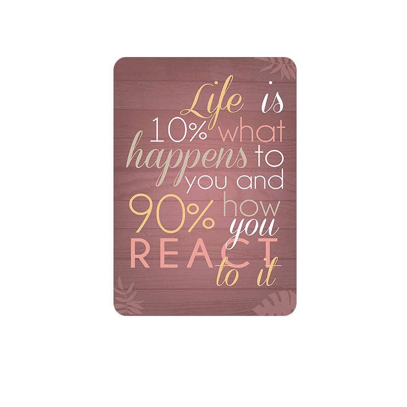 Amerikaanse retro nostalgische creatieve kentekenplaat ijzeren schilderij