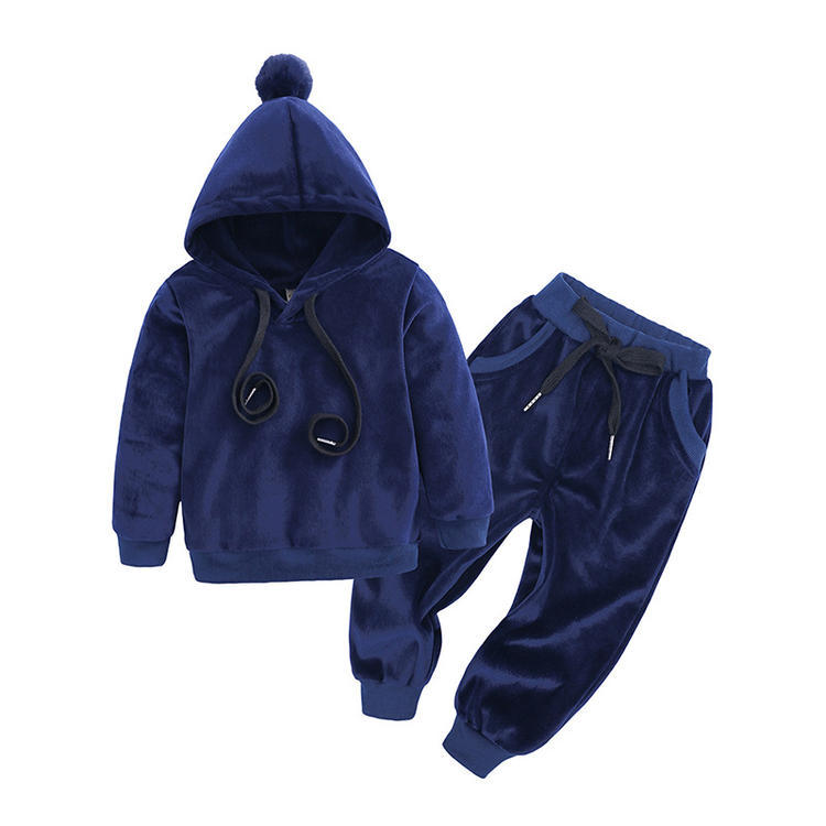 Tweedelig Winter Set Hoodie & Broek voor Kinderen