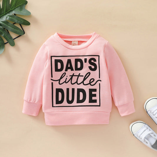 Europees en Amerikaans Stijl : Sweatshirt met Tekst voor Baby's / Peuters