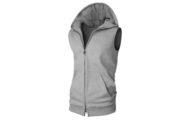 Mouwloze herenhoodies