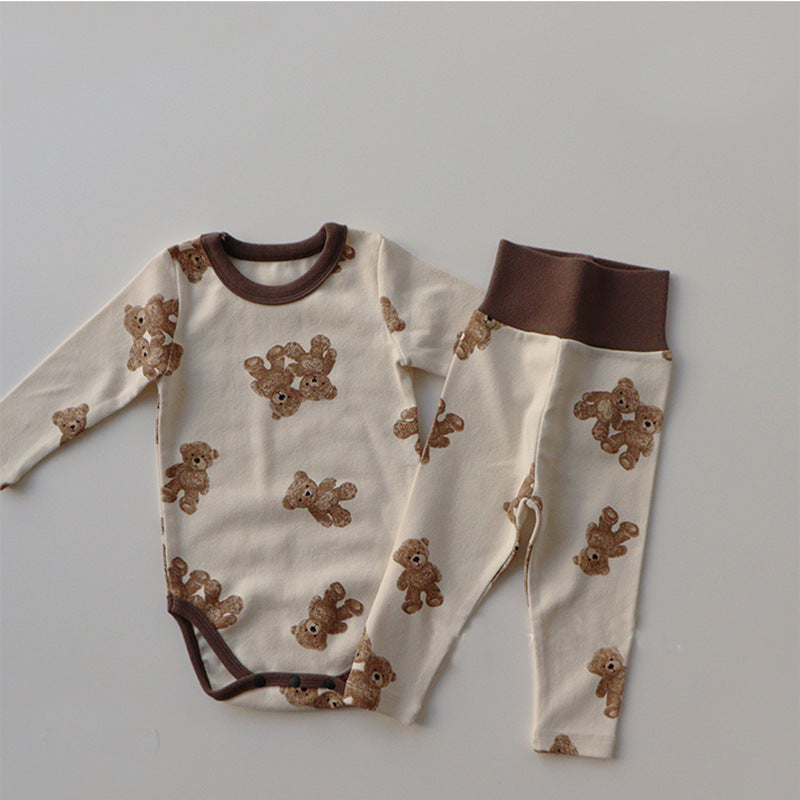 Pyjama-pak met Dierenprint 2-delig sets voor Baby's
