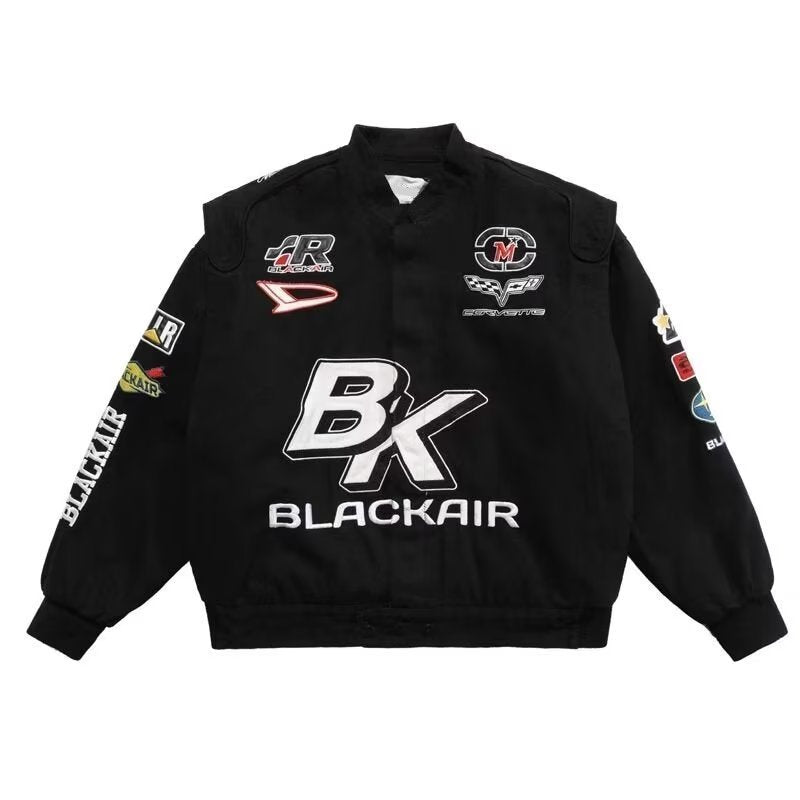 American Jacket Design Sense Racing Jacket  met Print voor Dames & Plus-size