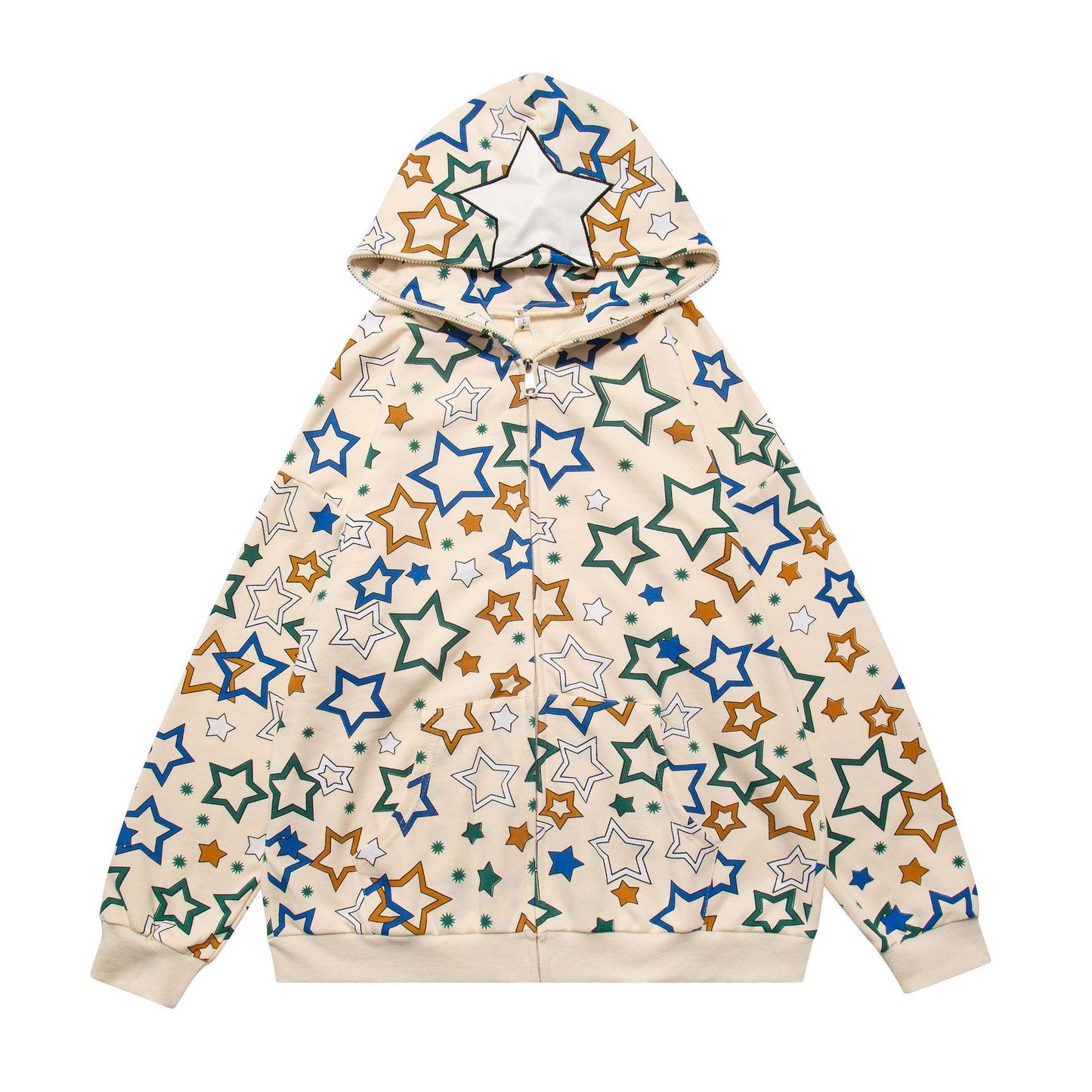 Cardigan met digitale graffitiprint