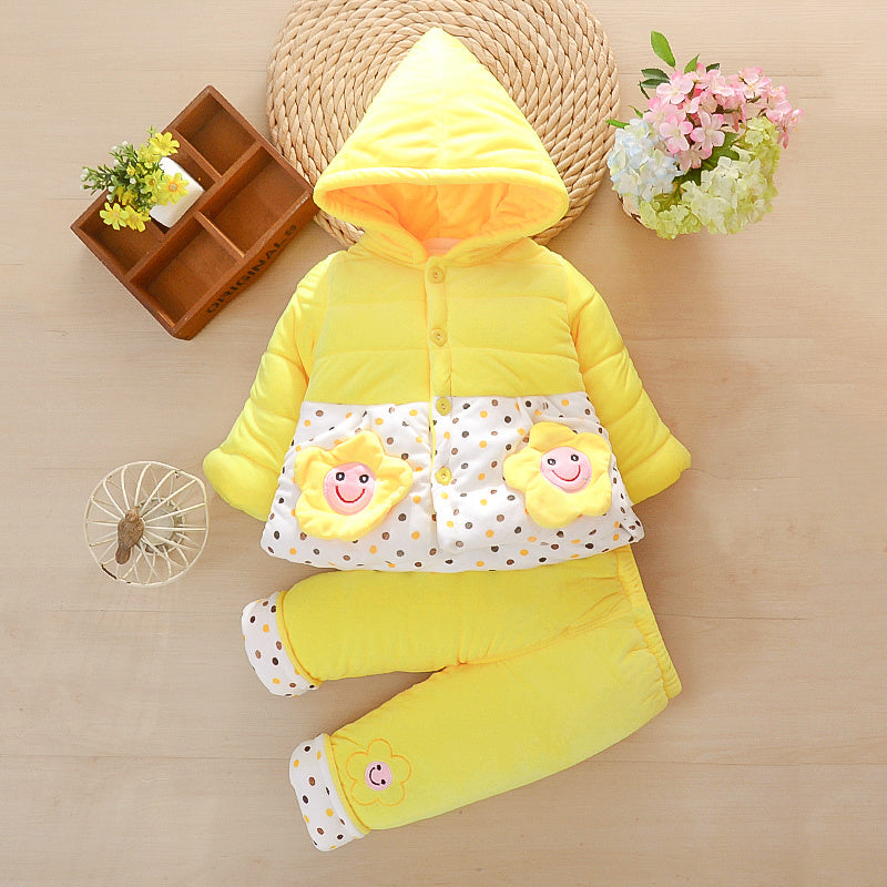 Tweedelige-set Prinsessen Winterjas voor meisjes