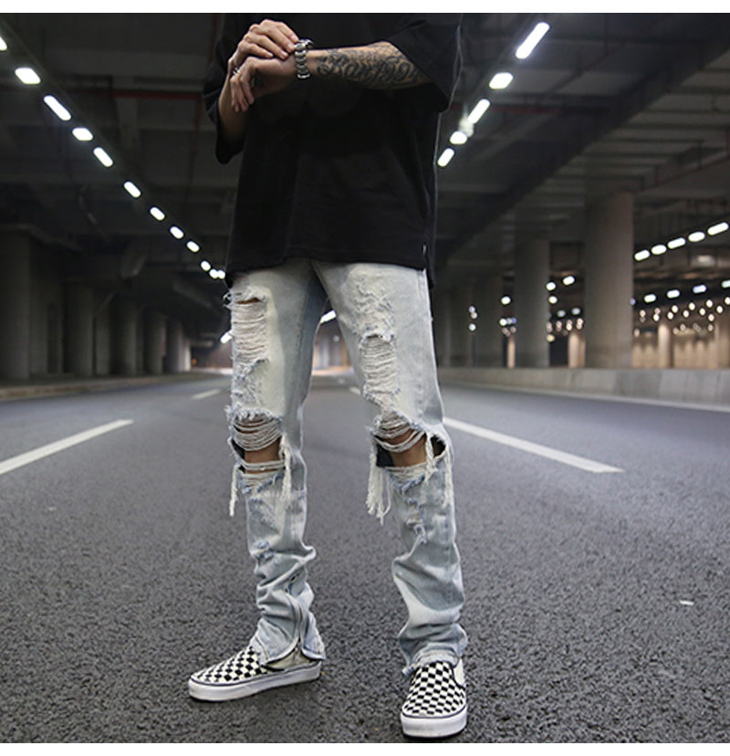 High Street Ripped Jeans voor Heren/ Jongens
