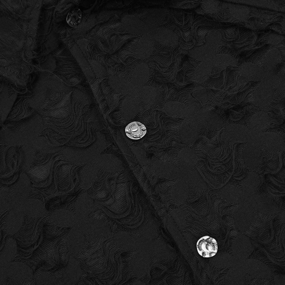 Fashion Brushed Losse Jacket met Knopen en Ritszakken voor Heren