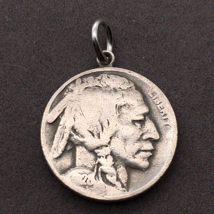 Amerikaanse Oude Indiase Munthanger Ornamenten Ketting voor Heren