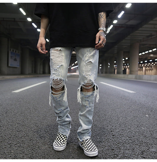 High Street Ripped Jeans voor Heren/ Jongens