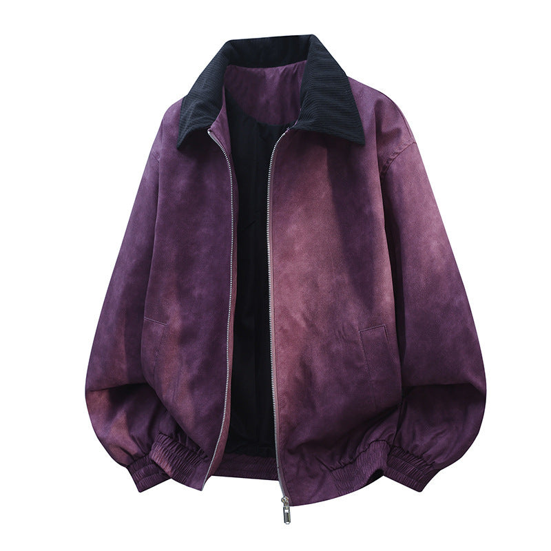 Casual Jacket met Lapel Stiksels en Revers voor Heren & Dames/ Plus-size