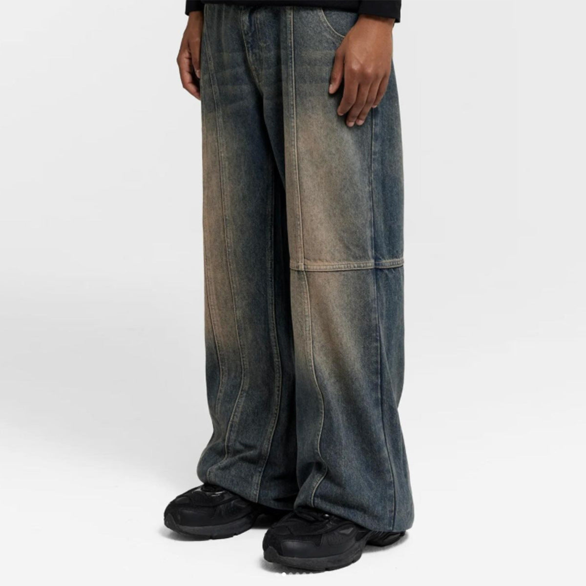 American Retro Washed Stitching Jeans voor Heren & Jongens