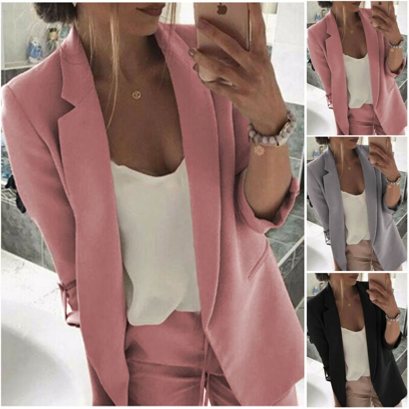 Casual Korte Blazer voor Dames & Plus-size