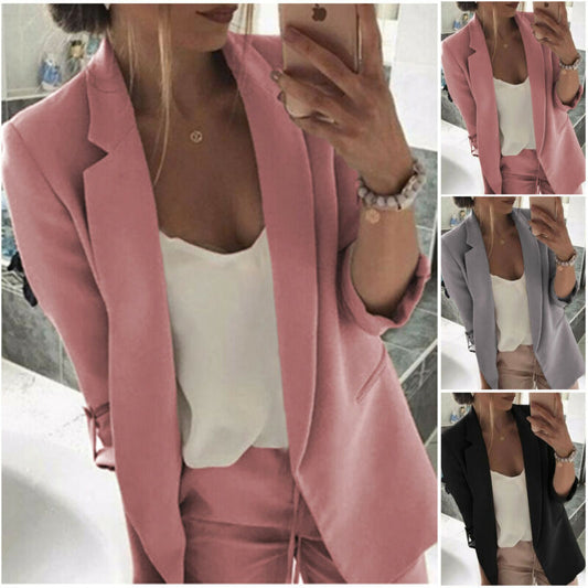 Casual Korte Blazer voor Dames & Plus-size