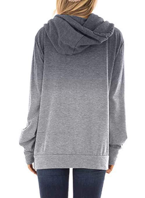 Tweekleurige modieuze hoodies voor dames