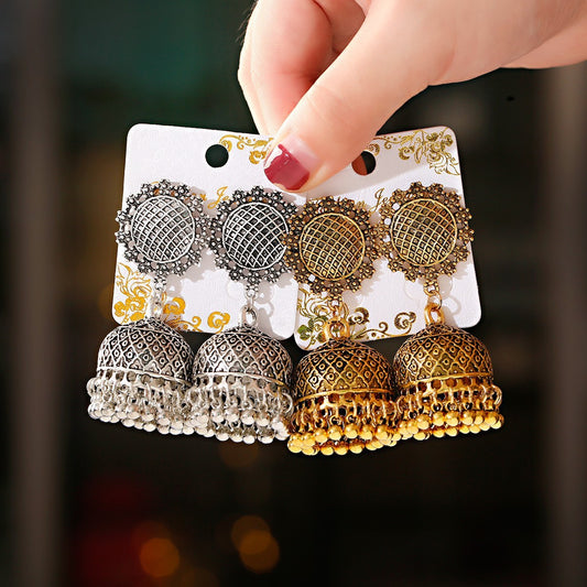 Indiase Stijl Legering Vintage Jhumka Oorbellen voor Dames