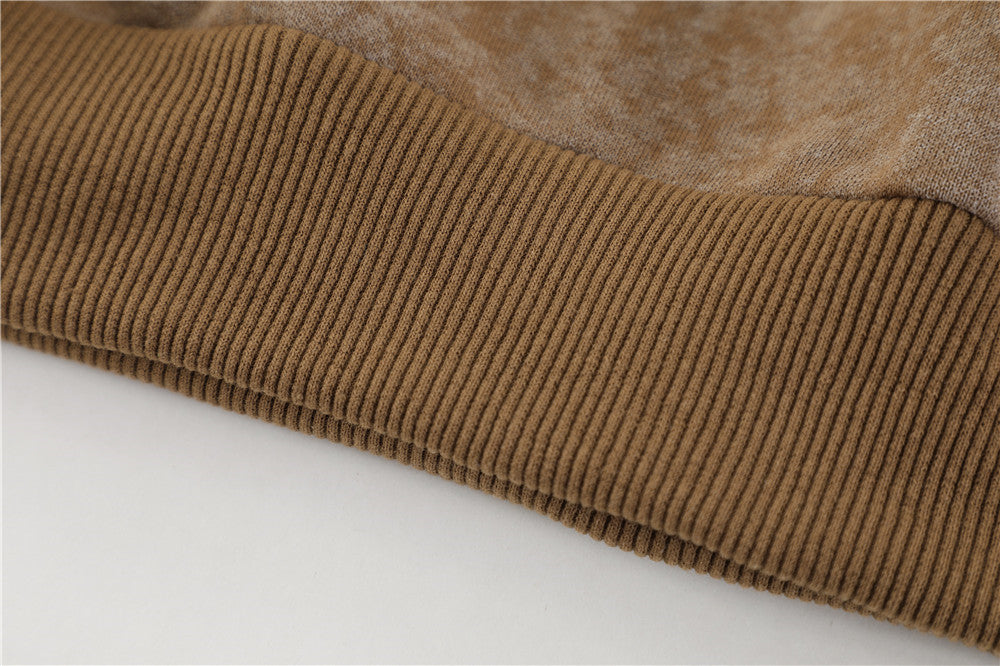 Lettervlam Print Pullover Hoodie