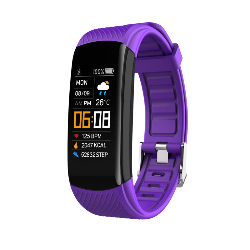 Stijlvolle Sportieve C5S Smartwatch met Stappenteller en Gezondheidsmonitoring voor Heren