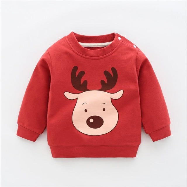 Casual Sweatshirt met Print voor Kinderen