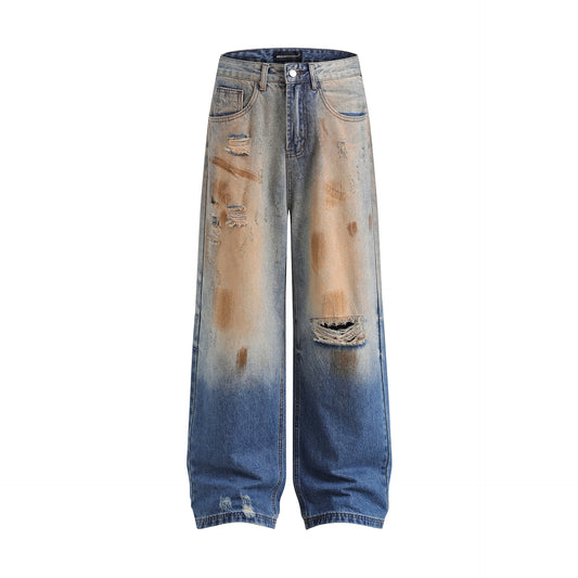 Vintage Ripped Jeans Washed voor Heren & Jongens