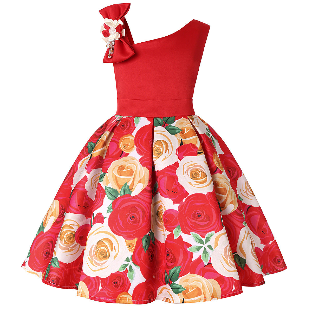 Meisjes Elegante Prinsessenfeestjurken / Meisjes Casual Feestjurken met Bloemenprint