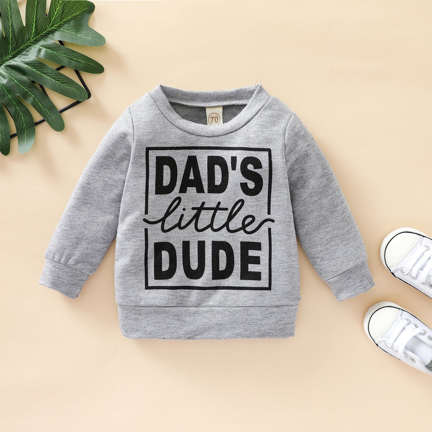 Europees en Amerikaans Stijl : Sweatshirt met Tekst voor Baby's / Peuters