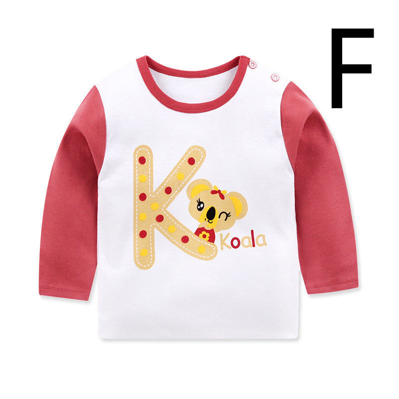 Casual Katoenen T-shirt met lange mouwen met Print voor Kinderen