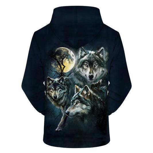 Hoodie met digitale print