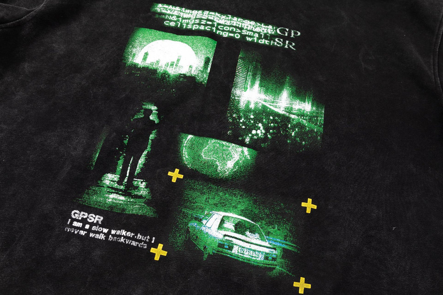 Hoodie met retro print