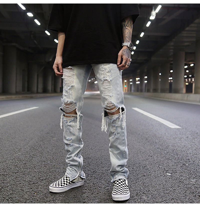 High Street Ripped Jeans voor Heren/ Jongens