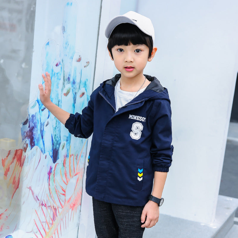 Trenchcoat met Letterprint voor Kinderen / Tieners