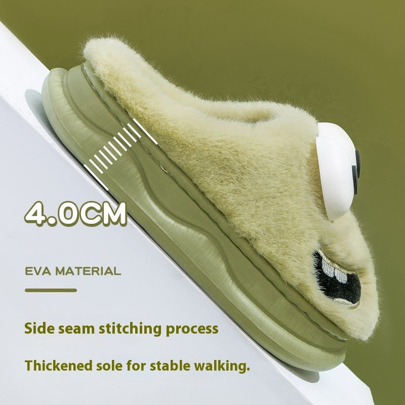 Winterse Warme Antislip Pantoffels met Cartoon voor Unisex