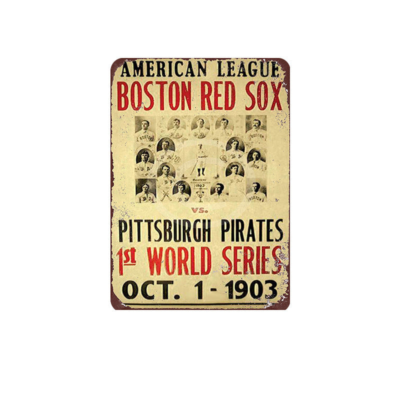 Amerikaanse retro nostalgische creatieve kentekenplaat ijzeren schilderij